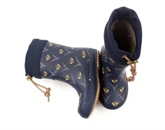 Bisgaard vintergummistøvle tulip blomster med uldfoer